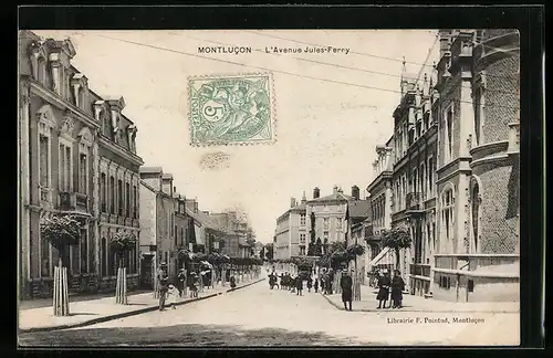 AK Montlucon, L`Avenue Jules-Ferry