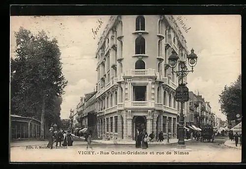 AK Vichy, Rue Cunin-Gridaine et rue de Nimes