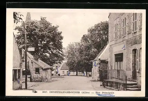 AK Deneuille-les-Mines, Rue Principale