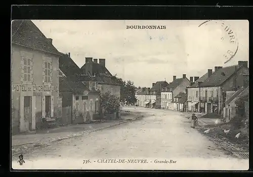 AK Chatel-de-Neuvre, Grande-Rue