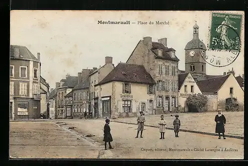 AK Montmarault, Place du Marché