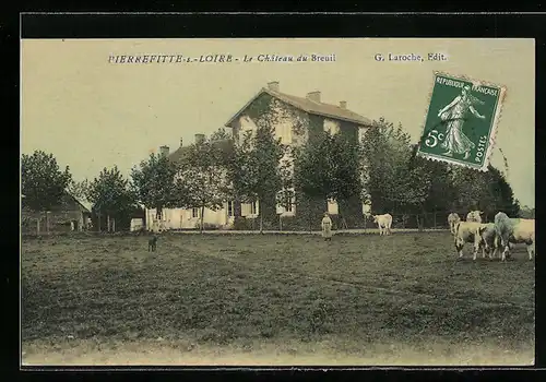 AK Pierrefitte-sur-Loire, Le Château du Breuil