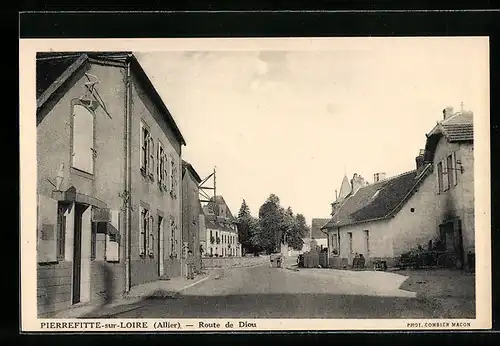 AK Pierrefitte-sur-Loire, Route de Diou