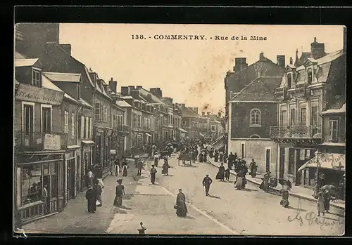 AK Commentry, Rue de la Mine, Strassenpartie