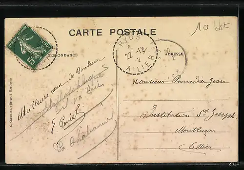 AK Commentry, Rue de la Mine, Strassenpartie