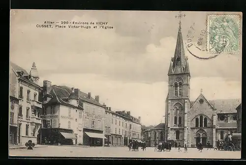 AK Cusset, Place Victor-Hugo et l`Eglise