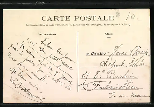 AK Le Montet, Route de Moulins