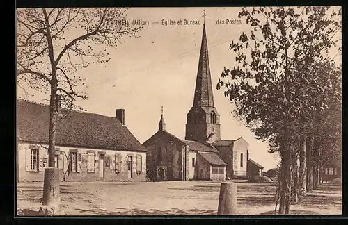 AK Le Theil, Église et Bureau des Postes