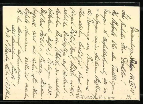 Künstler-AK Habelschwerdt, Abbildung des Prangers