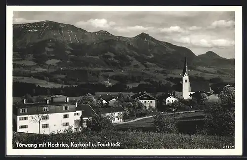 AK Törwang, Panoramablick von der Bergwiese