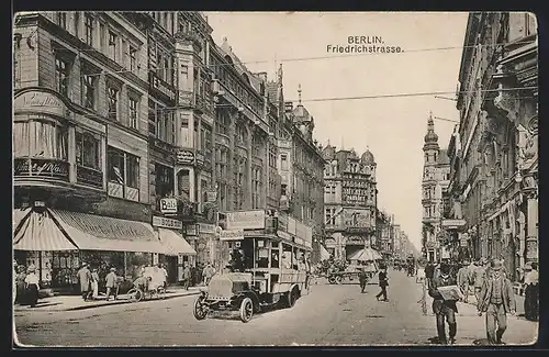 AK Berlin, Friedrichstrasse Ecke Französische Strasse