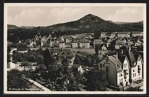 AK Reutlingen, Teilansicht mit Georgenberg