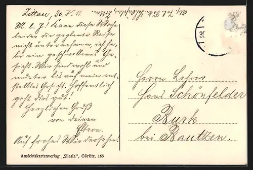 AK Zittau, Partie am Weinauteich