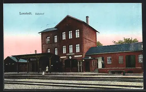 AK Loxstedt, Motiv vom Bahnhof