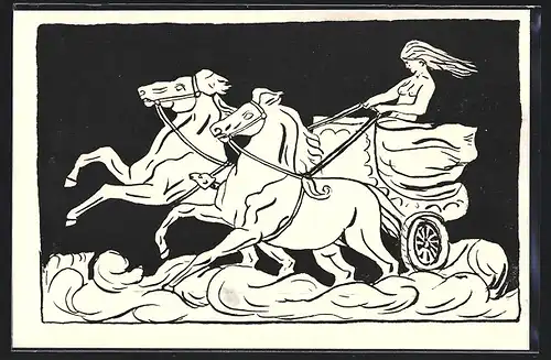 Künstler-AK Karlsruhe, Abitur 1908 /11, Seminar, Absolvia