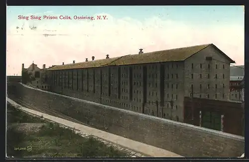 AK Ossining, NY, Sing Sing Prison Cells, Gefängnis