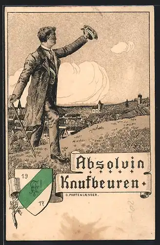 Künstler-AK Kaufbeuren, Absolvia 1917