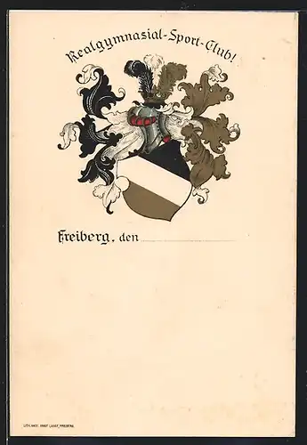 AK Freiberg, Realgymnasium-Sport-Club!, Studentenwappen