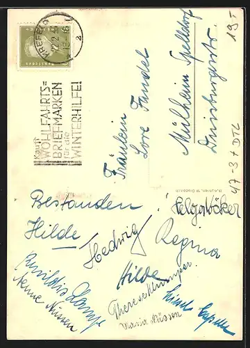 AK Mülhausen, Abiturientia 1933, Absolvia