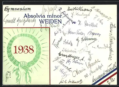 AK Weiden, Absolvia minor 1938