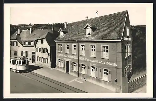 AK Heidelberg-Schlierbach, Gasthaus zum Schwarzen Schiff