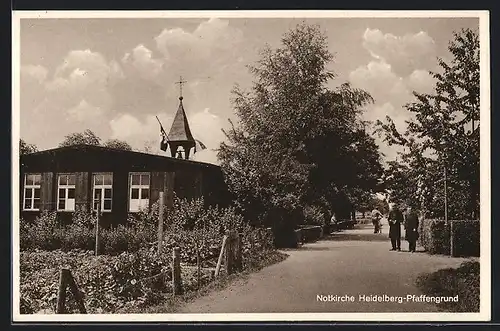 AK Heidelberg-Pfaffengrund, Anwohner vor der Notkirche