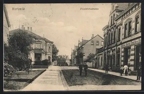 AK Borbeck, Blick in die Friedrichstrasse