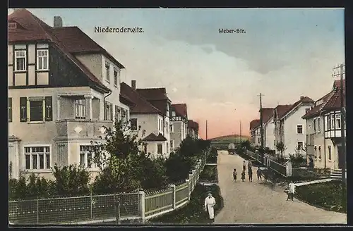 AK Niederoderwitz, Villen an der Weber-Strasse