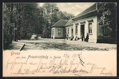 AK Zerbst, Gasthaus Friedrichholz