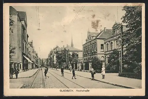 AK Gladbeck, Kinder auf der Hochstrasse