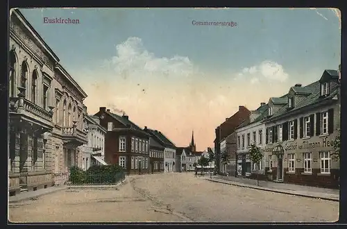 AK Euskirchen, Commernerstrasse mit Gasthof von Tillmann Heeg
