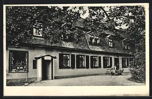 AK Sitzenroda bei Schildau, Hotel Kurheim Waldruh