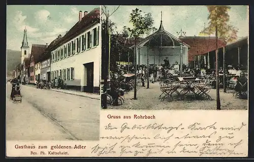 AK Rohrbach, Gasthaus zum goldenen Adler