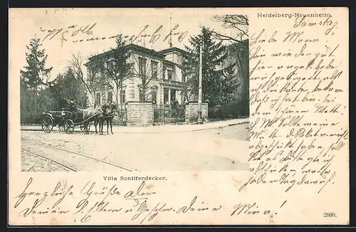AK Heidelberg-Neuenheim, Villa Schifferdecker