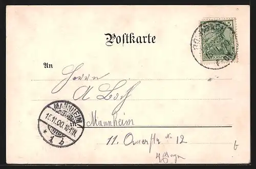 Lithographie Heidelberg, Genesungsheim Rohrbacher Schlösschen