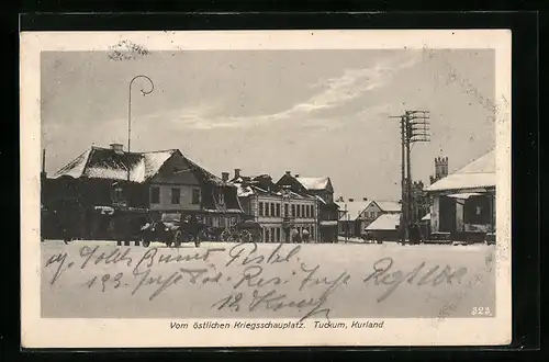 AK Tuckum, Strasse im Zentrum