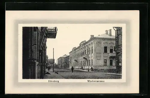 AK Dünaburg, Blick in die Wladimirstrasse