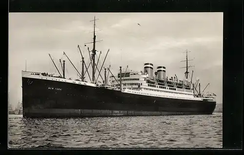 AK Passagierschiff New York der H.-A.-Linie