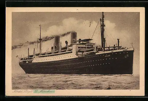 AK Norddeutscher Lloyd, Passagierschiff München