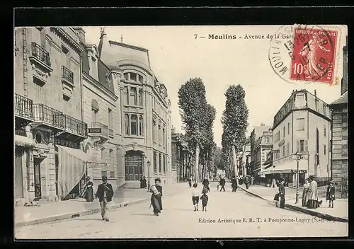 AK Moulins, Avenue de la Gare