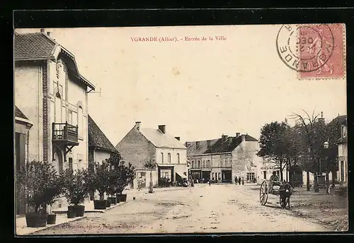 AK Ygrande, Entrée de la Ville