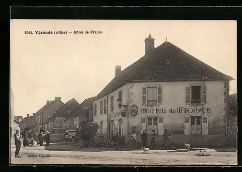 AK Ygrande, Hotel de France