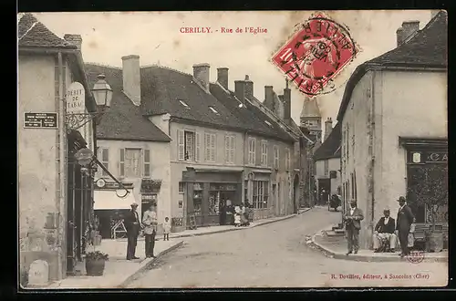 AK Cérilly, Rue de l`Eglise