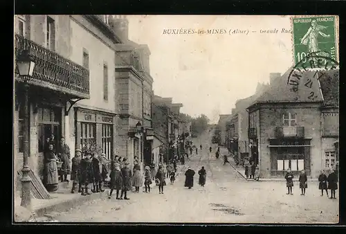 AK Buxières-les-Mines, Grande Rue