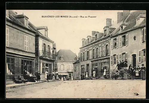 AK Buxières-les-Mines, Rue du Piquant