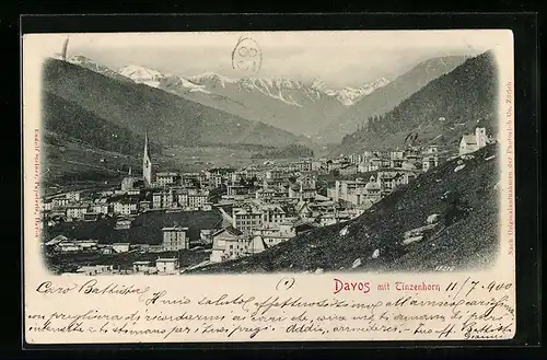 AK Davos, Totale mit Tinzenhorn