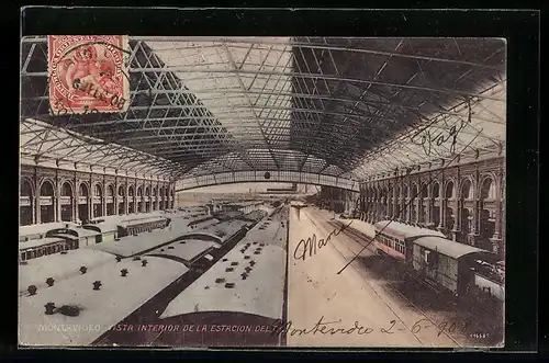 AK Montevideo, vista Interior de la Estacion