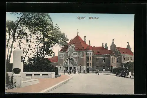 AK Oppeln, Motiv vom Bahnhof