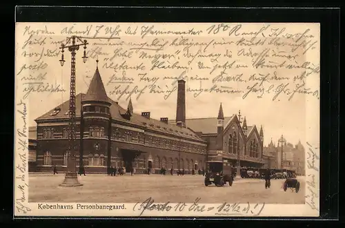 AK Kobenhavn, Personbanegaard, Bahnhof