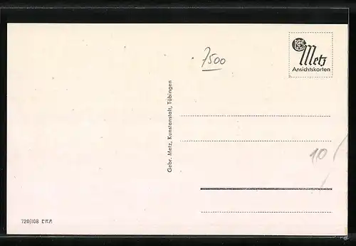 AK Karlsruhe, Strassenbahn auf dem Kaiser Wilhelm-Platz